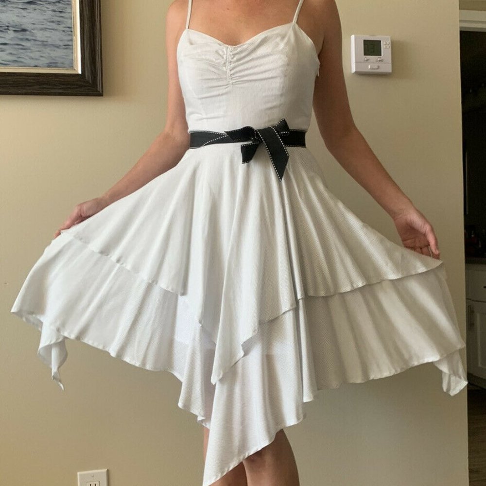 RUE-8ISQUIT Dress Trapeze Handkechif Italy 4 Dress